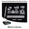 Hitech Vision Projector Ceiling Mount Bracket - 24 Inches - White. 