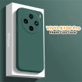 Original For VIVO X100 Pro Silicone Full Cover Case Classic Solid Color Phone Case Cover. 