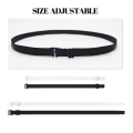 4 PCS Crop Adjustable Band Kit Crop Tool for Shirt, Crop Band Set for Tucking Shirts, Elastic Belts for Women Tops, Shirt Band. 