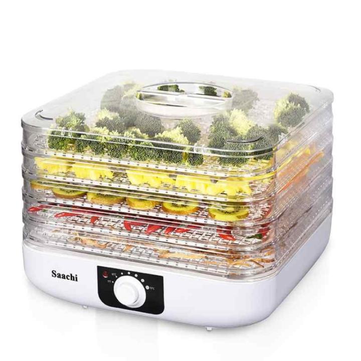 Original Saachi Food Dehydrator NL-FD-4944-WH with an Adjustable Temperature Control