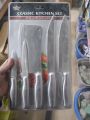 5 Pieces and 4pieces Stainless Steel Knife Set with sharpner - Classic Kitchen Set. Imported & High Quality. 