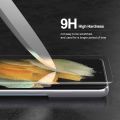 Samsung Galaxy S21 Ultra 5G Sreen Protector Tempered Glass, Fingerprint Scaner 3D Liquid Transparent Clear Film Case Friendly Anti-Scratch Protector for Samsung Galaxy S21 Ultra 2021 ( Pack Of 1 ). 