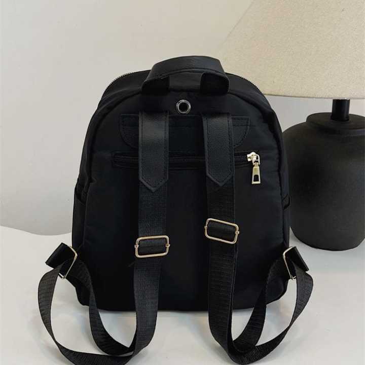 Rabify%2012%20Inches%20Stylish%20Nylon%20Waterproof%20Girl's%20Travel%20Mini%20College%20Bag%20Backpack%20Trendy%20Korean%20Style%20Trendy%20Women%20Backpack%20-%20Image%203