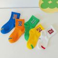 Boys Socks 5 Pairs/Lot Spring Summer Cotton Children Sport Socks For Kids Girl Baby. 