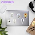 Amamia Laptop Stickers Cute Floral Kids Hand Account Water Bottle Graffiti Stickers. 
