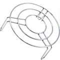Stainless Steel Pan Stand - Heat Resistant Round Shape (20 cm). 
