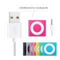 USB Charging Cable for iPod Shuffle Cable USB Data Sync Cable Cord 3.5mm Male AUX Plug to USB Male Adapter Cable Charger Converter Headphone Audio Extender Jack for iPod Shuffle 3 4 5 6 Gen. 