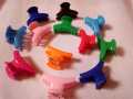 Lesto 12 pieces small Plastic Hair clips catcher. 