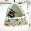 Squirrel Nest Cartoon Pattern Keep Warmth Soft Texture Small Animal Hamster Squirrel Nest House Pet Product. 
