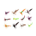 Fly-Like Insect Flying Fish Bait, High Carbon Steel Hook, Super Curved Hook, Perfect Lure Tool Easy Install Easy to Use. 