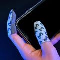 1Pair FS02 Mobile Phone PUBGs Game Glove Finger Sleeve Sweatproof Breathable Fingertips Anti-slip Ultra-thin Silver Fiber Finger. 