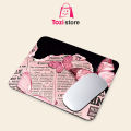 Gaming Mouse Pad Premium  8" x 6.5  Thick Non-Slip Rubber Base, Smooth Cloth Surface for Precision Control - Tozistore. 