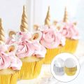 100pcs Paper Cupcakes Mold | Disposable Baking Paper Cupcake Liners | Baking Muffin Cups. 