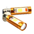 LED Headlight Bulb for Bike 12V Motercycle 70cc & 125cc with Red, Blue and White Light with Flasher. 