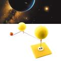 DIY Earth-moon-sun Sports Demonstration Intuitive Teach Model Tool Child Science Education Toy.