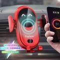 Fashion Qi Fast Wireless Charger Car Phone Holder Smart Infrared Sensor Air Vent Mount Automatic Clamping Mobile Phone Stand S11. 