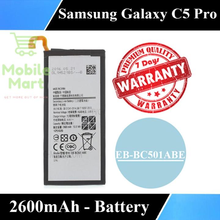 Samsung Galaxy C5 Pro Battery EB-BC501ABE Replacement Premium Quality 2600mAh For Samsung Galaxy C5 Pro