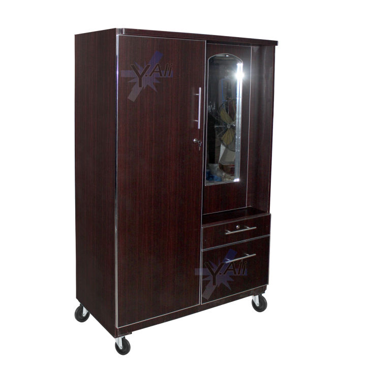 D16 6x4 feet 20" Wooden Dressing Plus Cupboard Wardrobe Almira cabinet safe almari