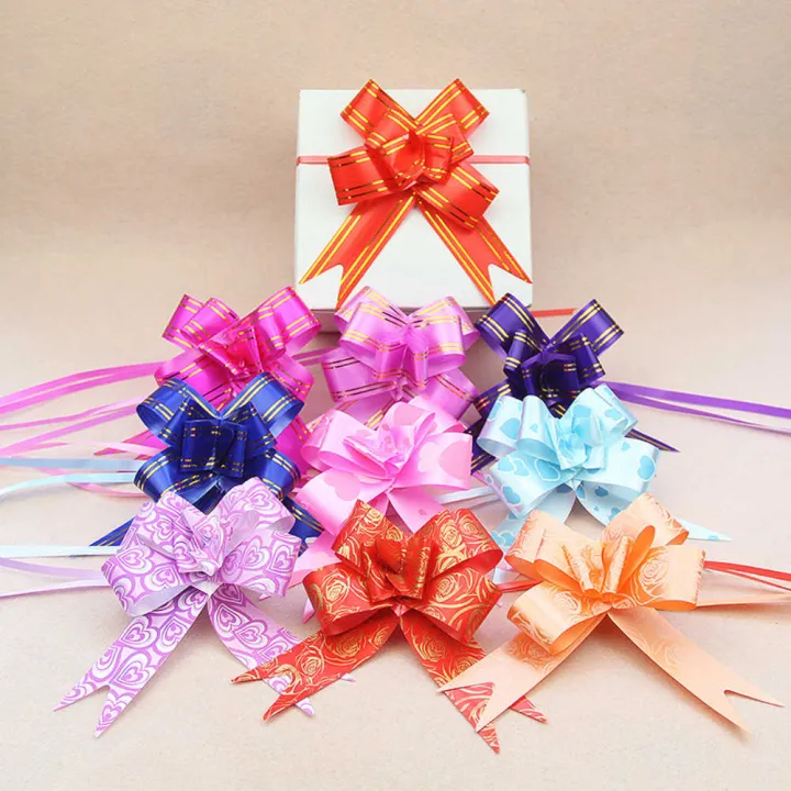 (2%20Packet)%2020pcs%20Pull%20Bow%20Ribbons%20Multicolor%20Gift%20Packing%20Wrapping%20Happy%20New%20Year%20Wedding%20Birthday%20Party%20Supplies%20Home%20Decoration%20-%20Image%205