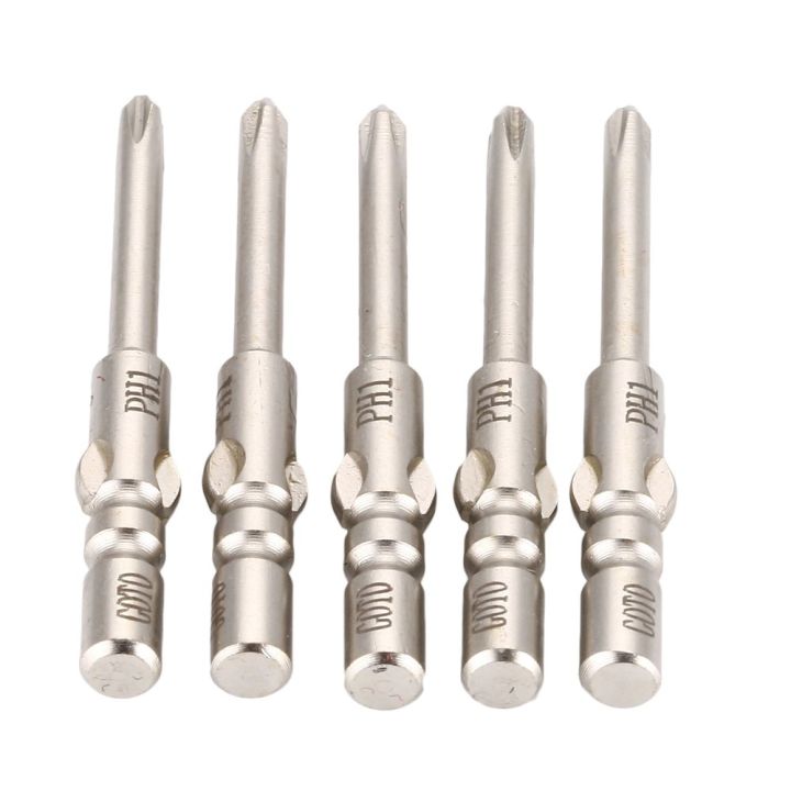 Goto 5Pcs Magnetic Precision  Screwdriver Bits Set Cross Tip Hand Tools