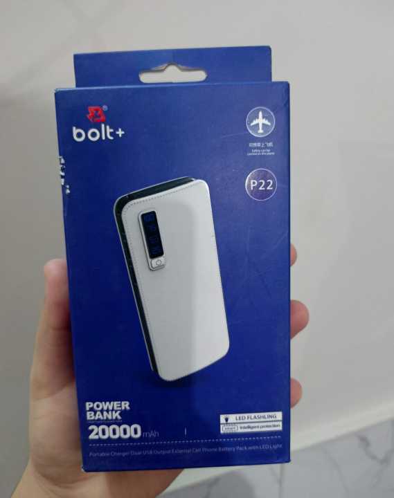 Power Bank Super Fast 20000mAh (Actual 8,000) – Quick Charge | Dual USB Output | Portable Charger for All Devices