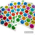 (Pack of 5 ) Smiley Faces, Multicolor Shape Stickers Faces, Multicolor Shape Stickers. 