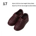 Accessories Foot Length 2~3.5cm For 16cm Dolls Plastic Sneakers Fashion Doll Shoes PVC Boots Casual Shoes. 