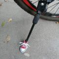 Motorcycle Side Stand Funny Cute Mini Shoe Bicycle Foot Support Motor Bike Kickstand 7.5cm Toy Accessories. 