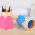 Creative Pen Vase Pencil Pot Makeup Brush Holder Stationery Desk Tidy Container. 