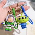 【HOT】 Cartoon Toy Story Keychain Cute Three Eyes Mr. Potato Head Keyring Boy Backpack Hanging Accessories Girl Handbag Ornament. 