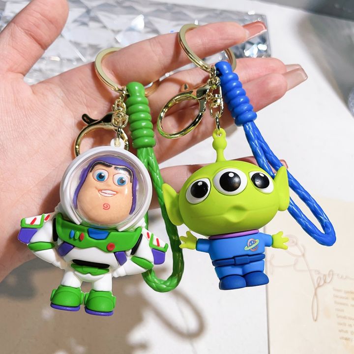 【HOT】 Cartoon Toy Story Keychain Cute Three Eyes Mr. Potato Head Keyring Boy Backpack Hanging Accessories Girl Handbag Ornament