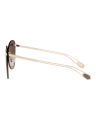 Bvlgari Sunglasses Cat Eye Metal Gold Frame Brown Gradient Lenses-BV6130-278/13-61. 
