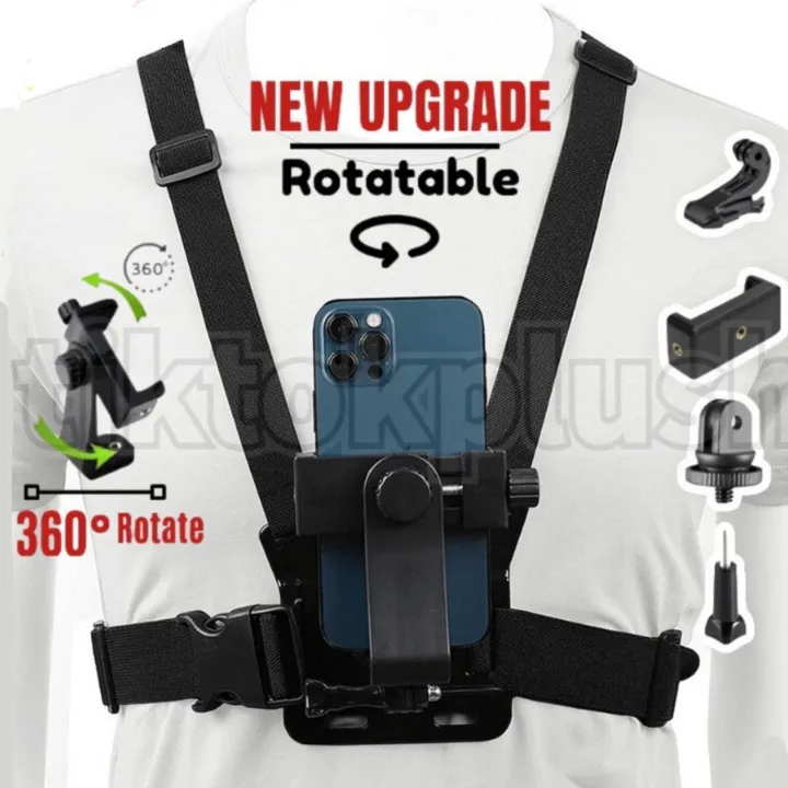 Bike Phone Chest Mount Diy Adjustable Phone Mount Phone Chest