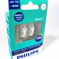 Philips Ultinon T10 W5W - Parking Lights - 6000k Cool White. 