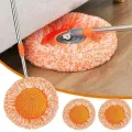 360 Degree Rotating Sunflower Mop Extendable Cleaning Mop Adjustable Dust Brush Soft Microfiber Duster Multifunction Wall Cleaning Mop for Home Car Ceiling Window Floor Household Cleaning Tool. 