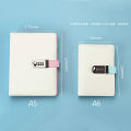【ZOSR】Password Lock Loose-Leaf Journal Book Multi-Function with Lock Diary Notebook Simple Student Stationery Notebook. 