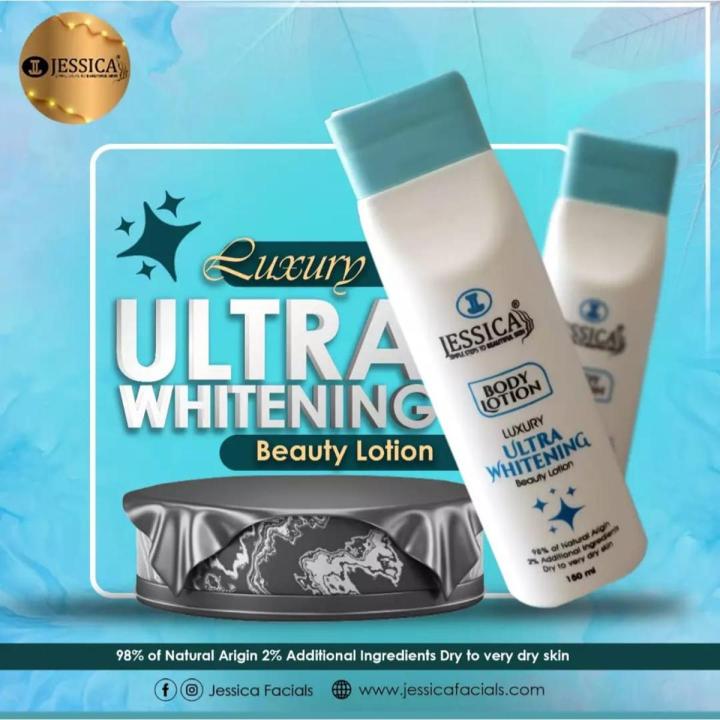 Jessica Luxury Ultra Whitening Moisturizing Body Lotion Beauty Lotion - 150ml