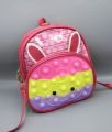 Cute Rabbit Pop It Backpack – Fidget Toy Design. 