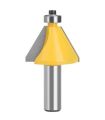 12.7mm Shank Chamfer Router Bit with Bearing Guide Degree 30  Wood Edge Trim Milling Cutter. 