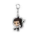 Anime Levi Ackerman Eren Jaeger Keychain Cosplay Pendant Key Chain Key Ring Men Women  Gifts. 