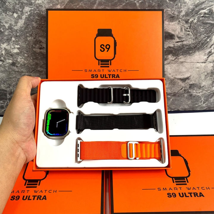 【Hot Sale+Ready Stock +FREE Shipping+COD 】S9 Ultra Smart Watch GS37 ultra Video Call GPS Trace Locator Adult Student Heart Rate Smartwatch Voice Video SOS Call Phone Watch LKQP