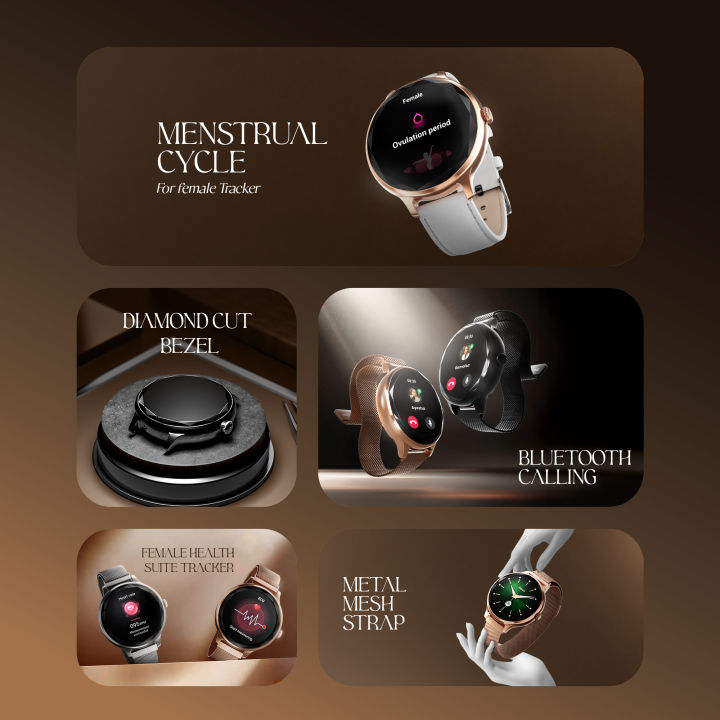 Zero%C2%AE%20Jewel%20Smartwatch%20for%20Women%20%7C%201.1"%20AMOLED%20Display,%20Bluetooth%20Calling,%20110+%20Sports%20Modes,%20Health%20Tracking%20%7C%20Diamond-Cut%20Design%20with%20Stainless%20Case%20%7C%20Best%20Lightweight%20Smartwatch%20for%20IOS%20&%20Android%20-%20Image%204