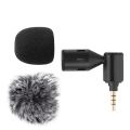 Mini plug-in smartphone microphone, phone microphone, heart-shaped cartridge Typ - #2. 