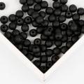 6-16mm Matte Black Acrylic Pearl Round Beads Imitation Pearl Beads for Jewelry Making. 