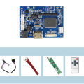 HDMI+AV LCD Controller Board for 15.6Inch B156XW02 LP156WH2 1366X768 with Remote Control 40Pin Signal Keyboard Cable. 
