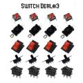 Electronic Circuit Combo Mini Switch Micro Switch Slide, Push, and Rocker switch Button for Projects, Experiments  | Deal 3 | The Hope Store. 