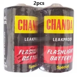 Chanda Cell Flash Light Battery Cell Size D-9 for Radio,Batteries 1.5V ...