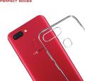 For Oppo F7 Soft TPU Silicone Shockproof Transparent Back Cover. 