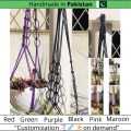 Macrame Plant Hangers for Garden / Indoor | 36-49 Inches I (Pot/plants Not Included). 