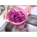 Washing vegetables Wash rice Originality Kitchen Colander Wash Rice Basket Vegetable Fruit Drain Basket Bowl. 